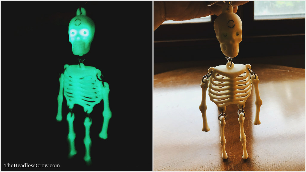 Bath & Body Works Wearable Glow-in-the-Dark & Light-Up Skeleton PocketBac Holder